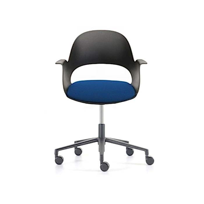 Alava Çalışma Sandalyesi - Beşli Yıldız Ayak - Siyah