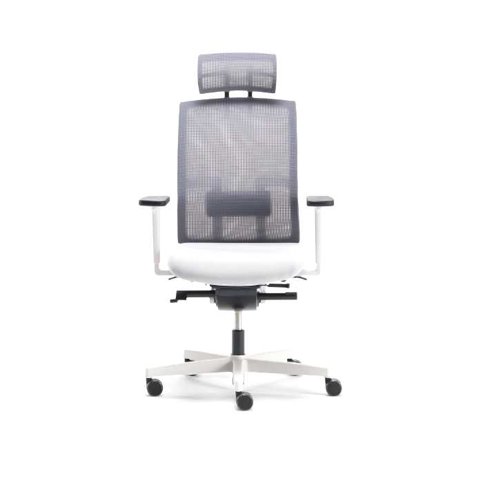 Me Too Çalışma Sandalyesi - Başlıklı - Gri 
