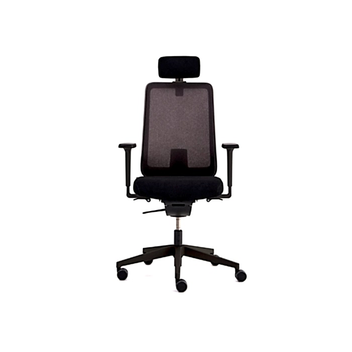 Mou Pro Dynamic Başlıklı Siyah Çalışma Sandalyesi