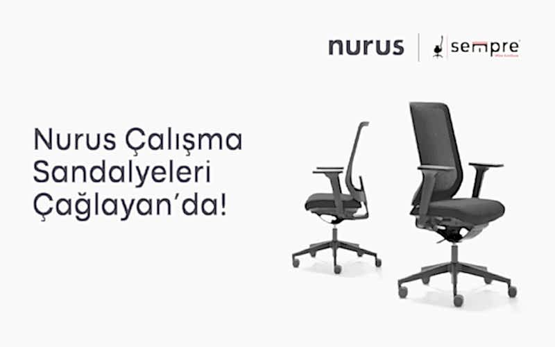 Nurus Çalışma Sandalyeleri Çağlayan’da!