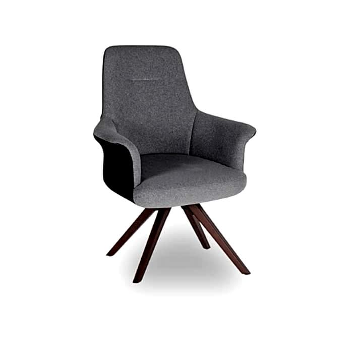 Tino Ahşap Ayaklı Misafir Koltuğu